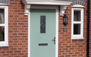 duck egg blue composite doors exterior