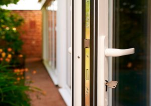 multipoint locking system white bi-fold doors