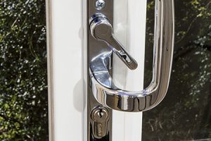 upvc patio door silver handle